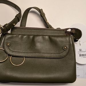 See by Chloe Phil Crossbody Bag Purse Olive Auth